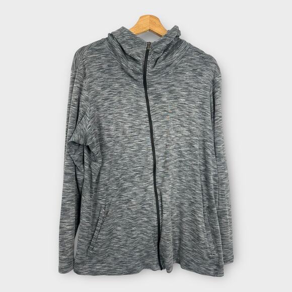 Columbia Womens size 1X Space Gray Zip Up Hoodie Jacket - Picture 1 of 9